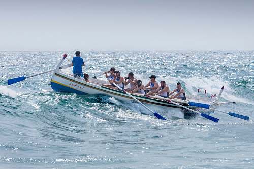 banana boat group of men riding boat transportation